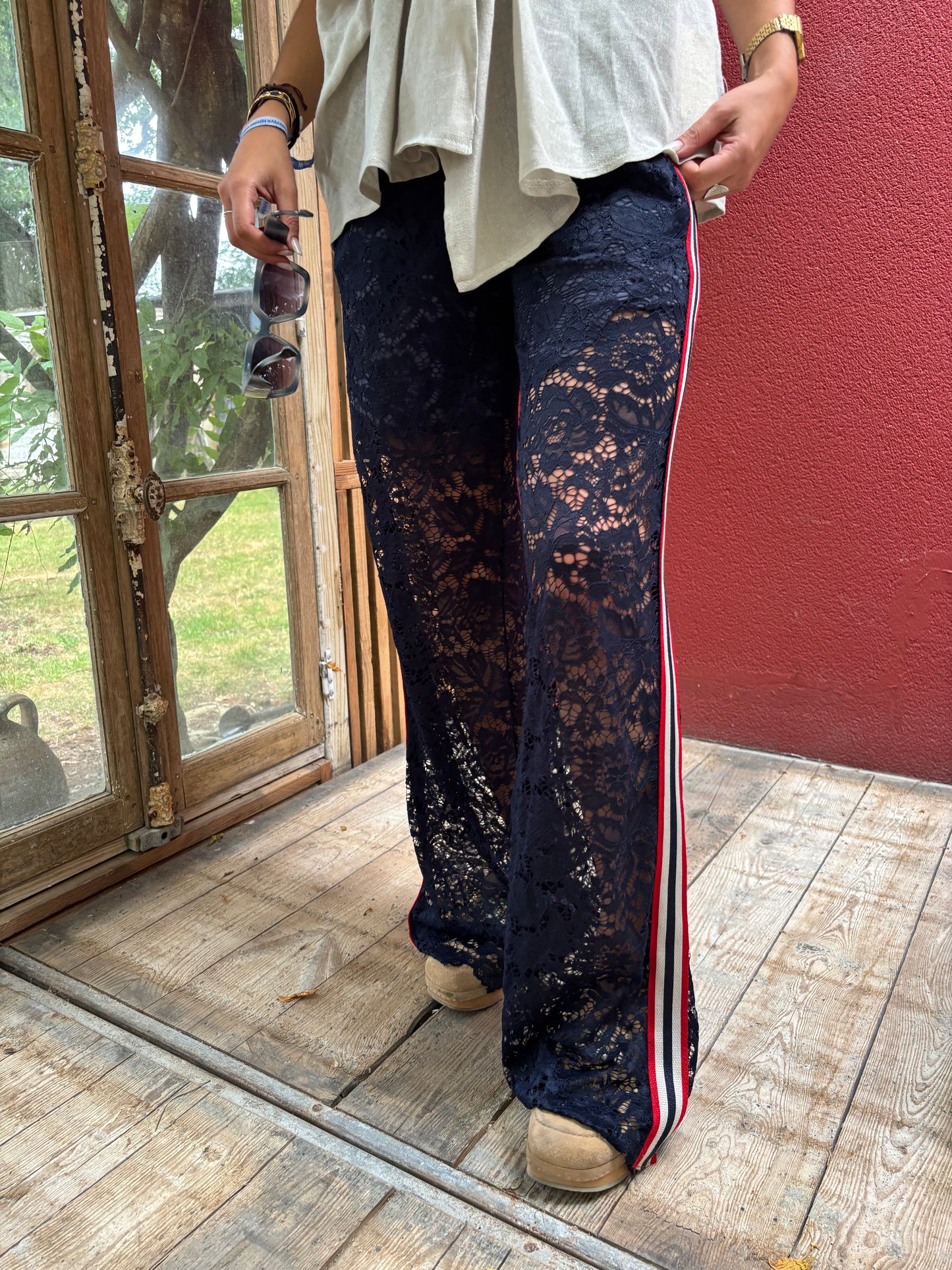 Pantalon en dentelle