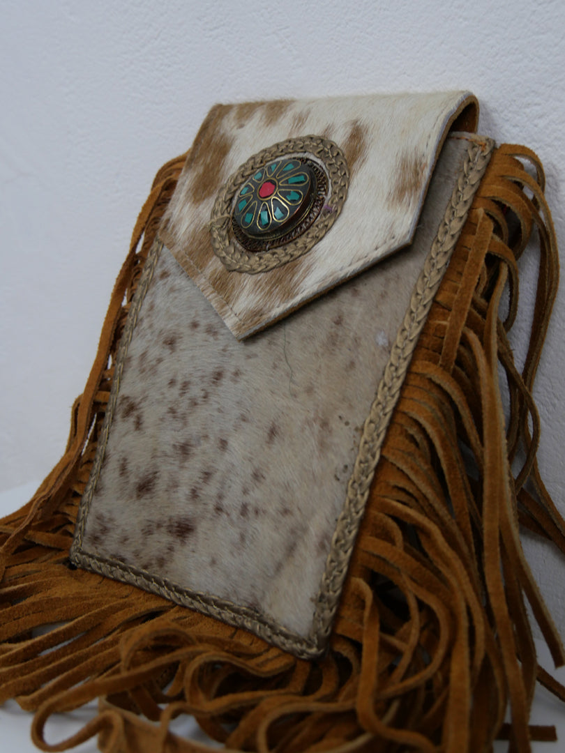 Sac pochette en cuir