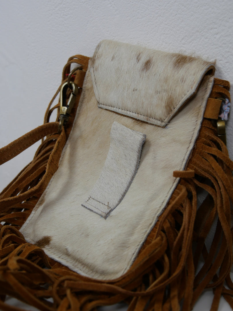 Sac pochette en cuir