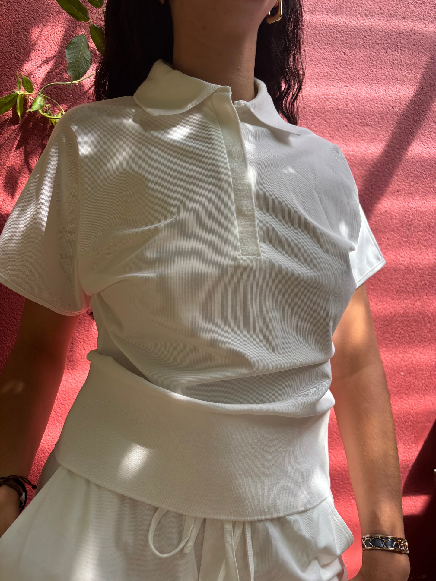Polo taille resserrée