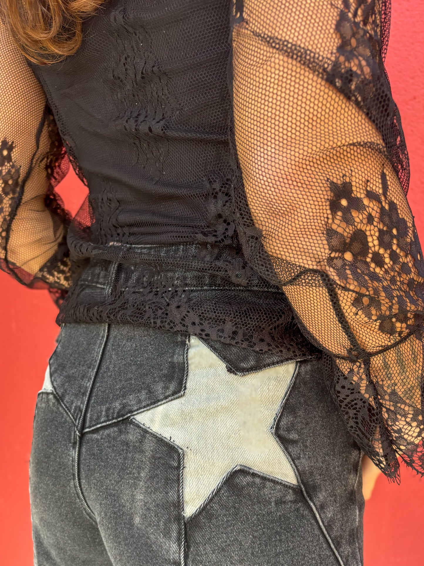 Jean noir étoile