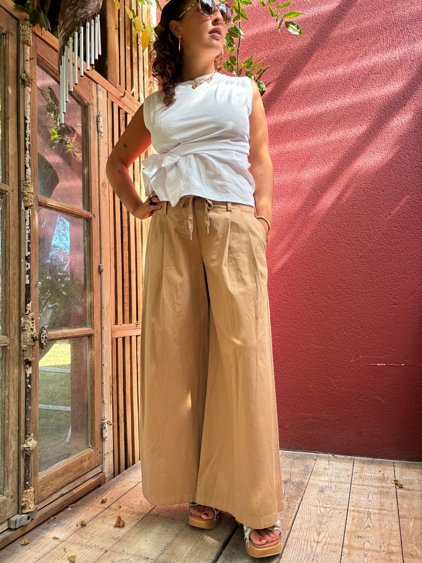 Pantalon en toile