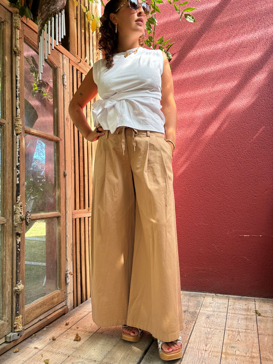Pantalon en toile