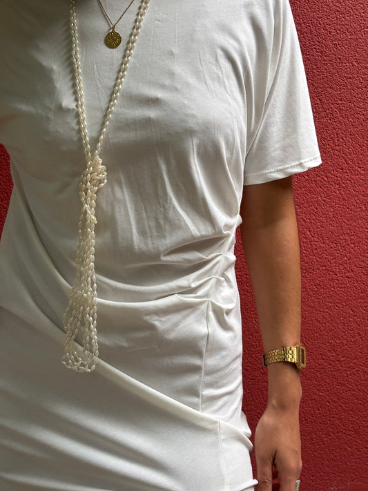 Robe mi-longue