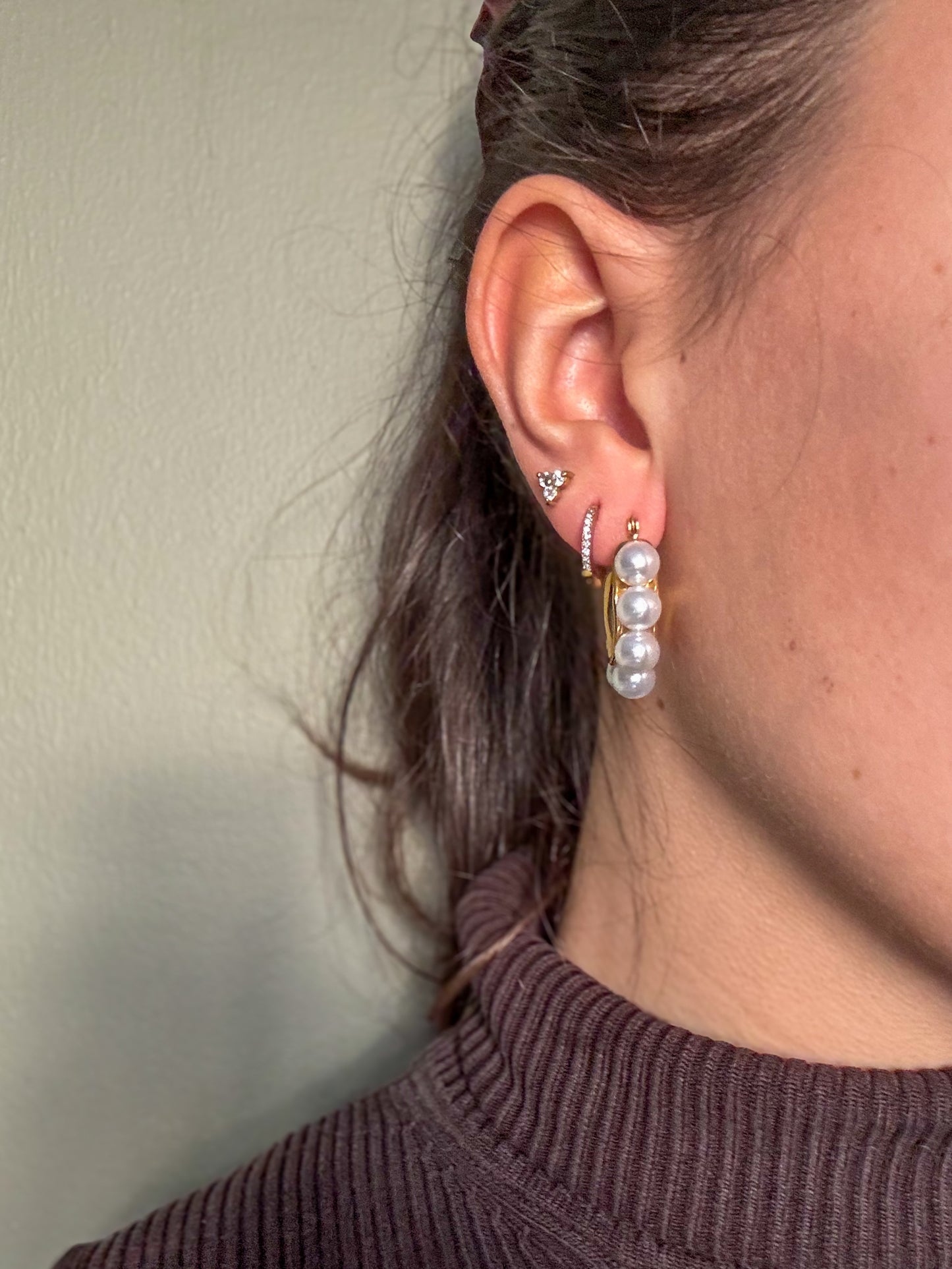 Boucles d’oreilles perles