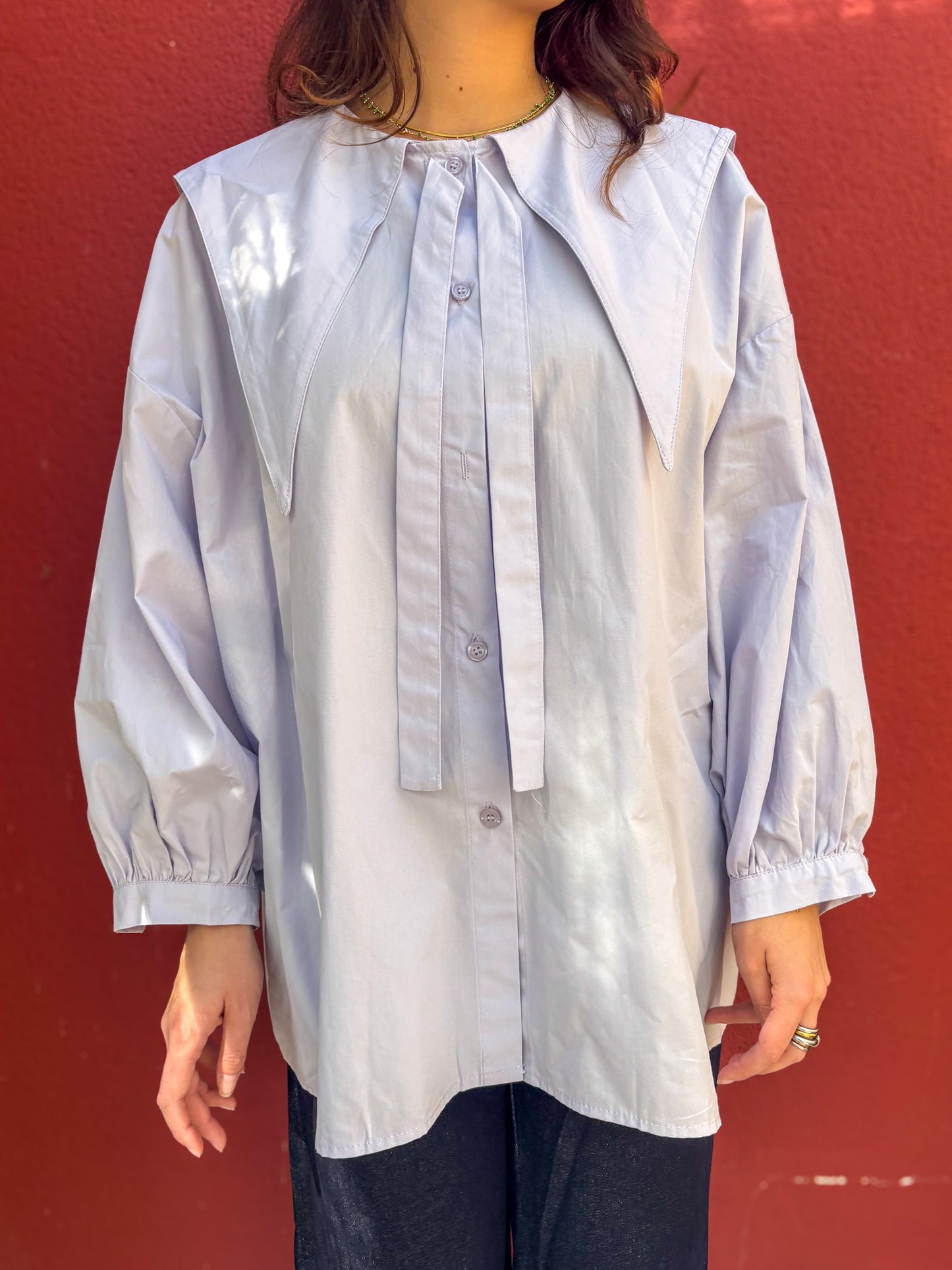 Chemise grand col
