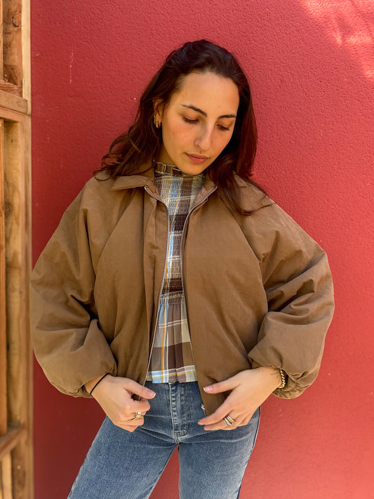 Veste bomber bouffante