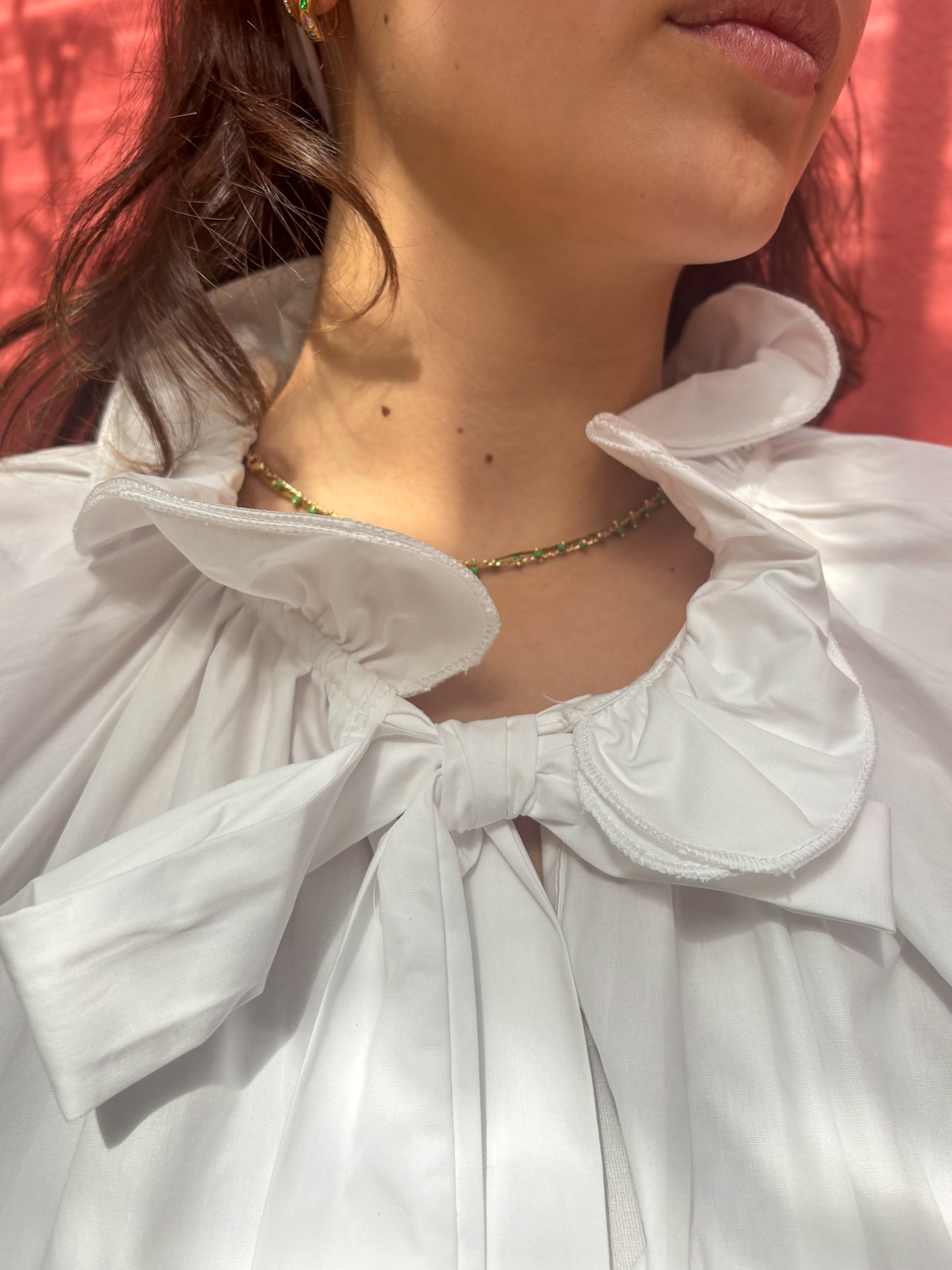 Blouse col à nouer