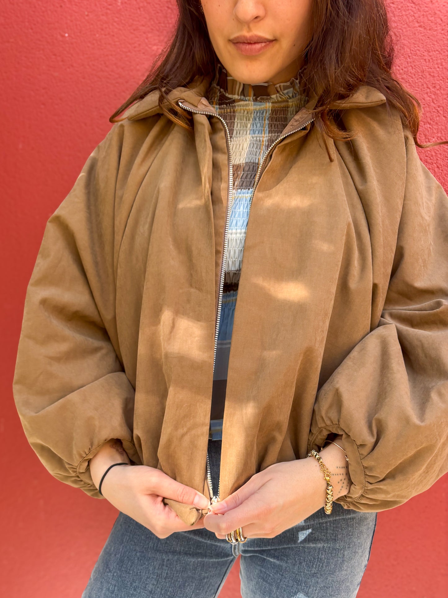 Veste bomber bouffante