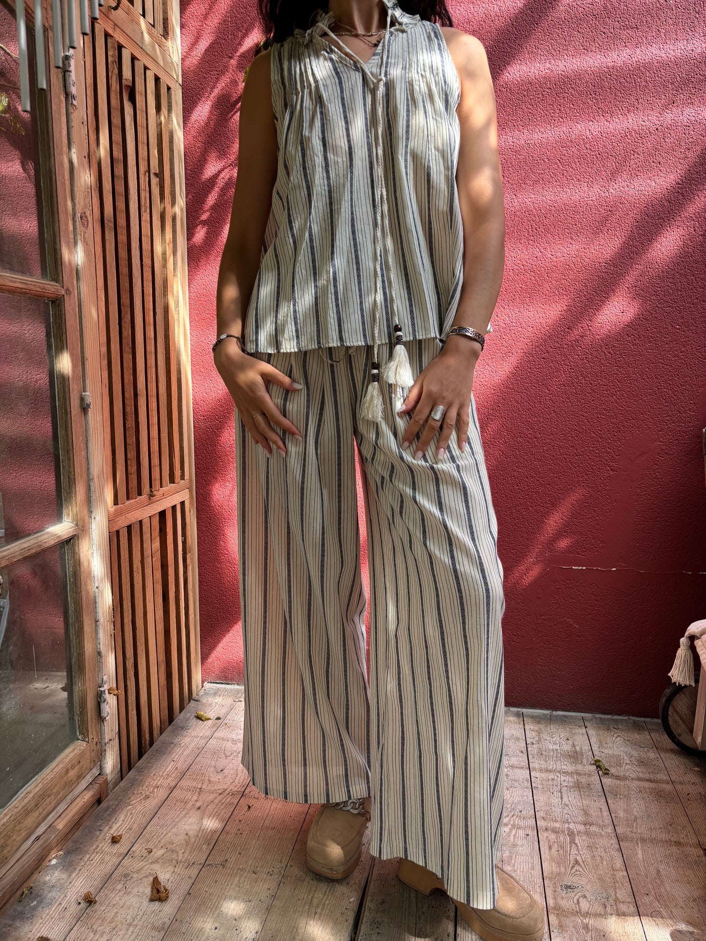 Ensemble à rayures