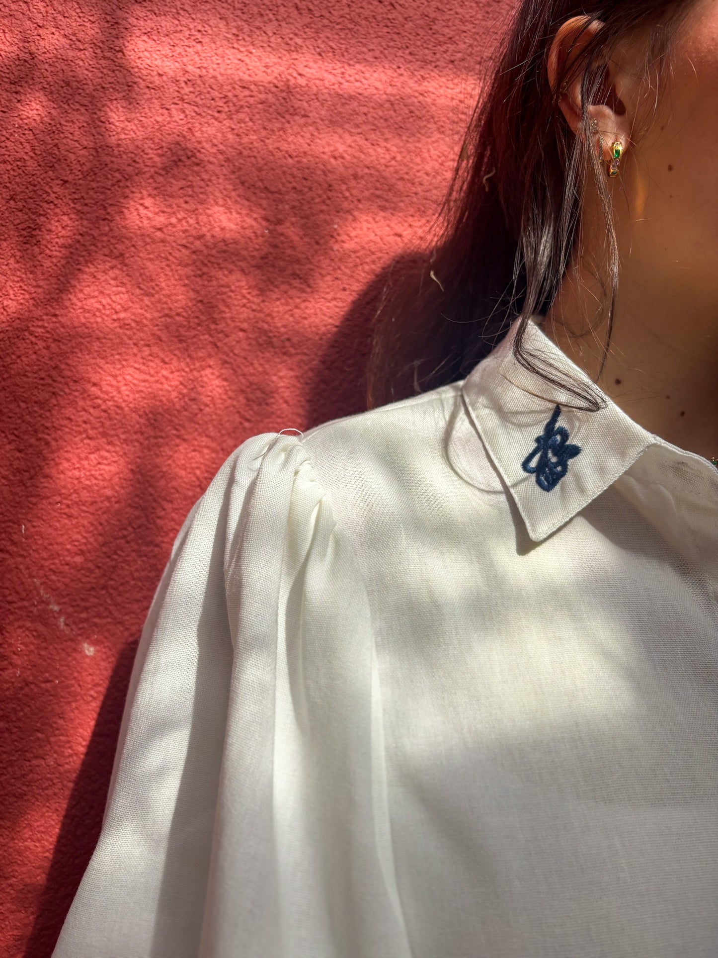 Blouse manches bouffantes