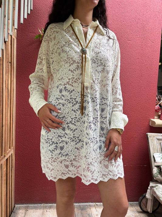 Robe dentelle