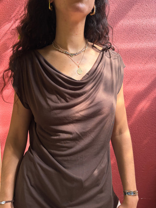 T-shirt col bénitier
