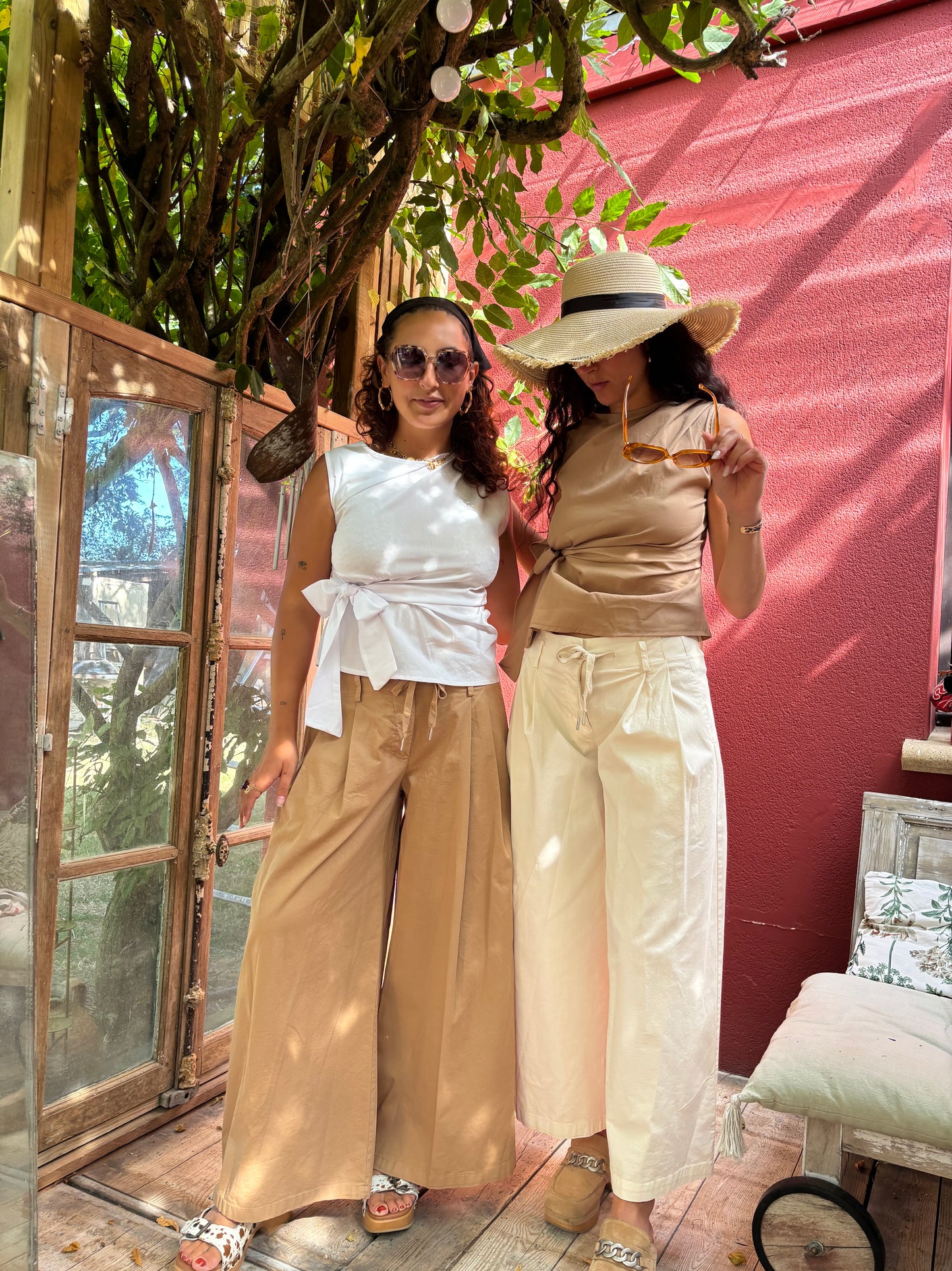 Pantalon en toile