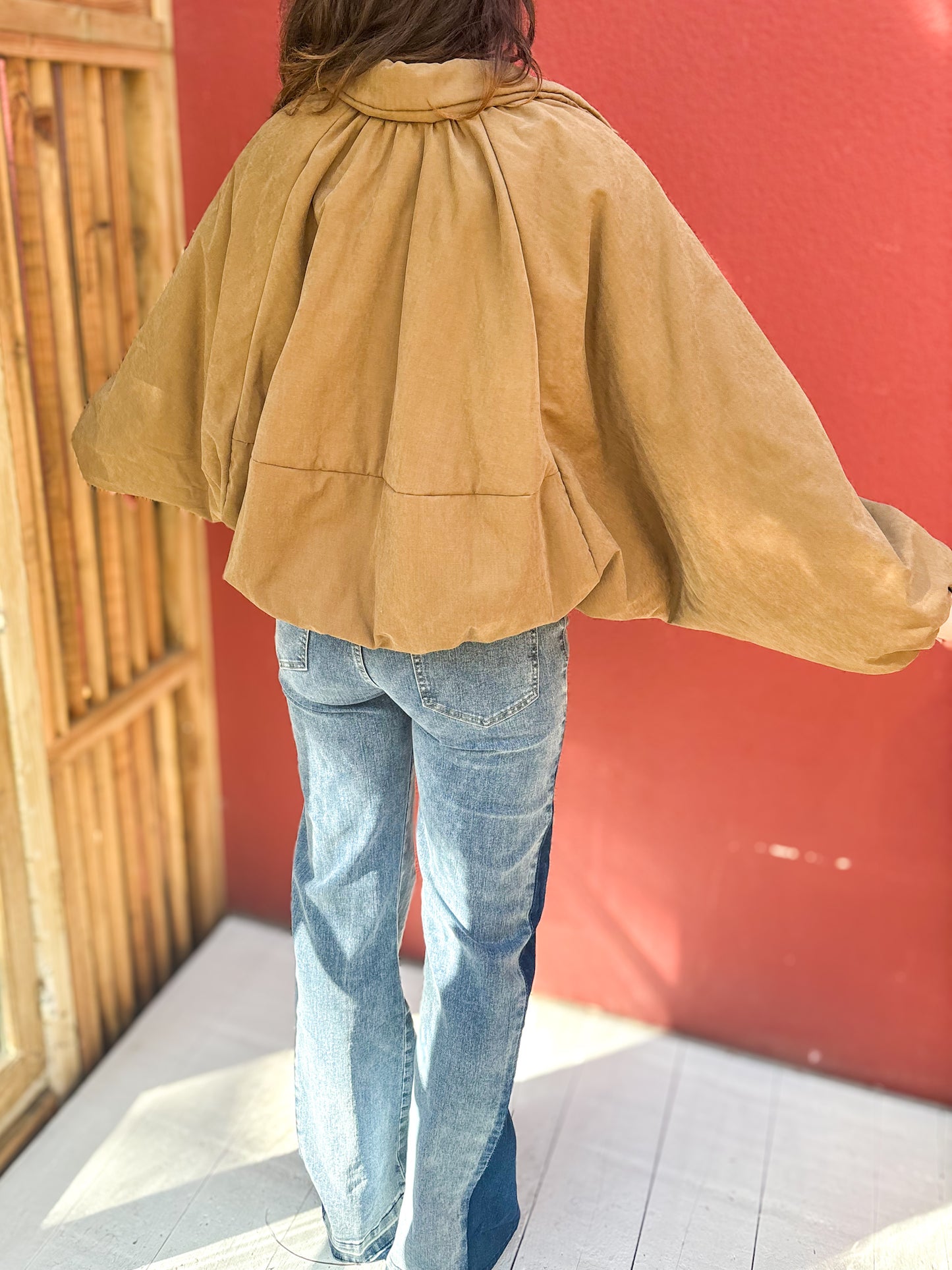 Veste bomber bouffante