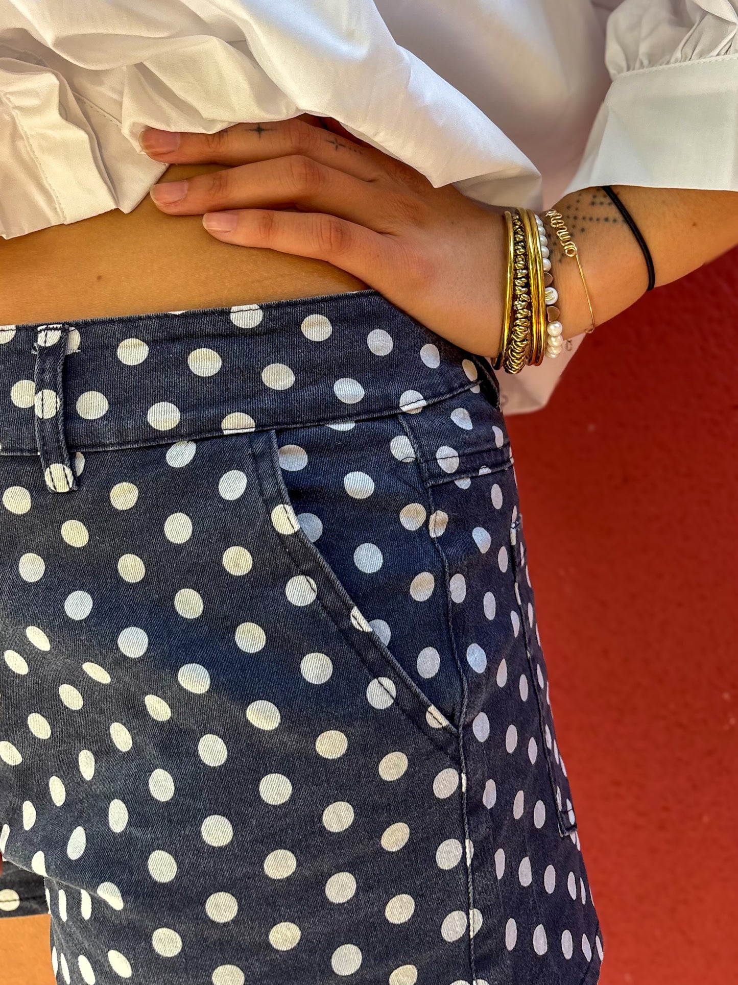 Short à pois
