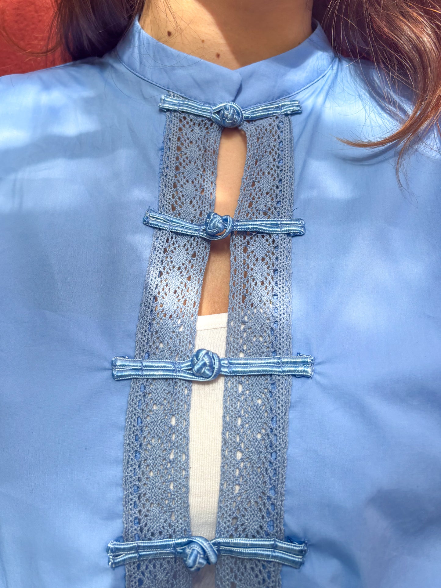 Blouse au style mandarin
