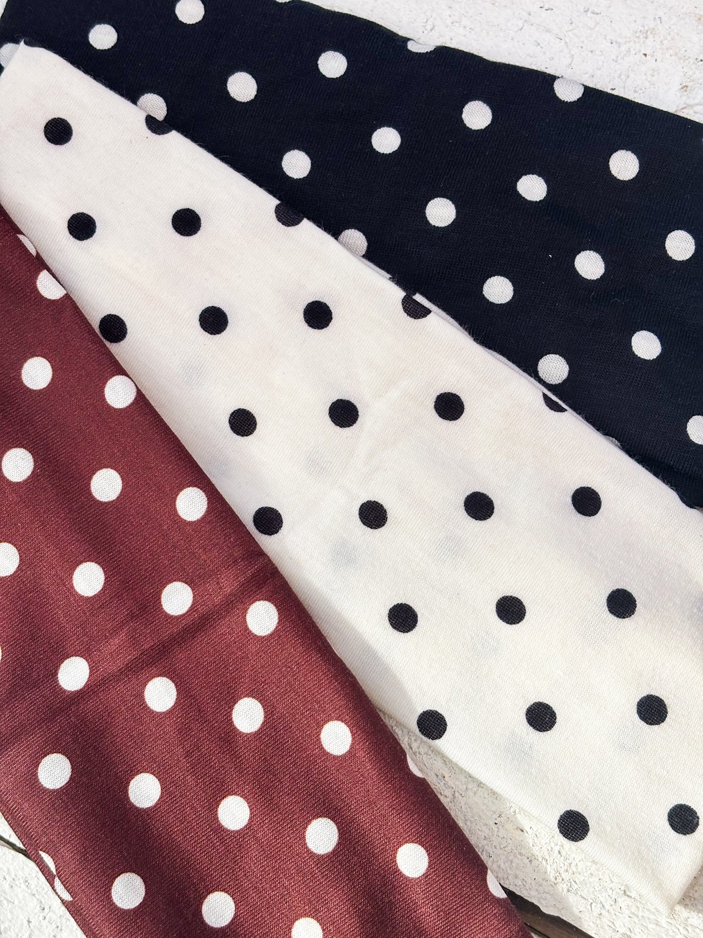 Bandeaux cheveux à pois