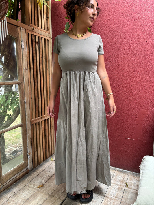 Robe longue t-shirt