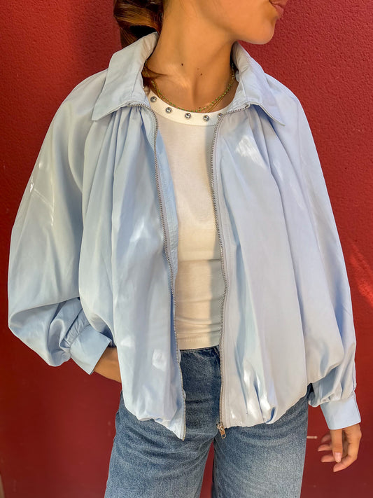 Veste Bomber à Manches Chauve-Souris