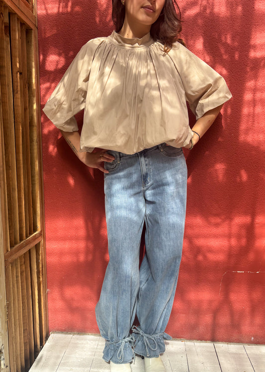 Blouse fluide bouffante