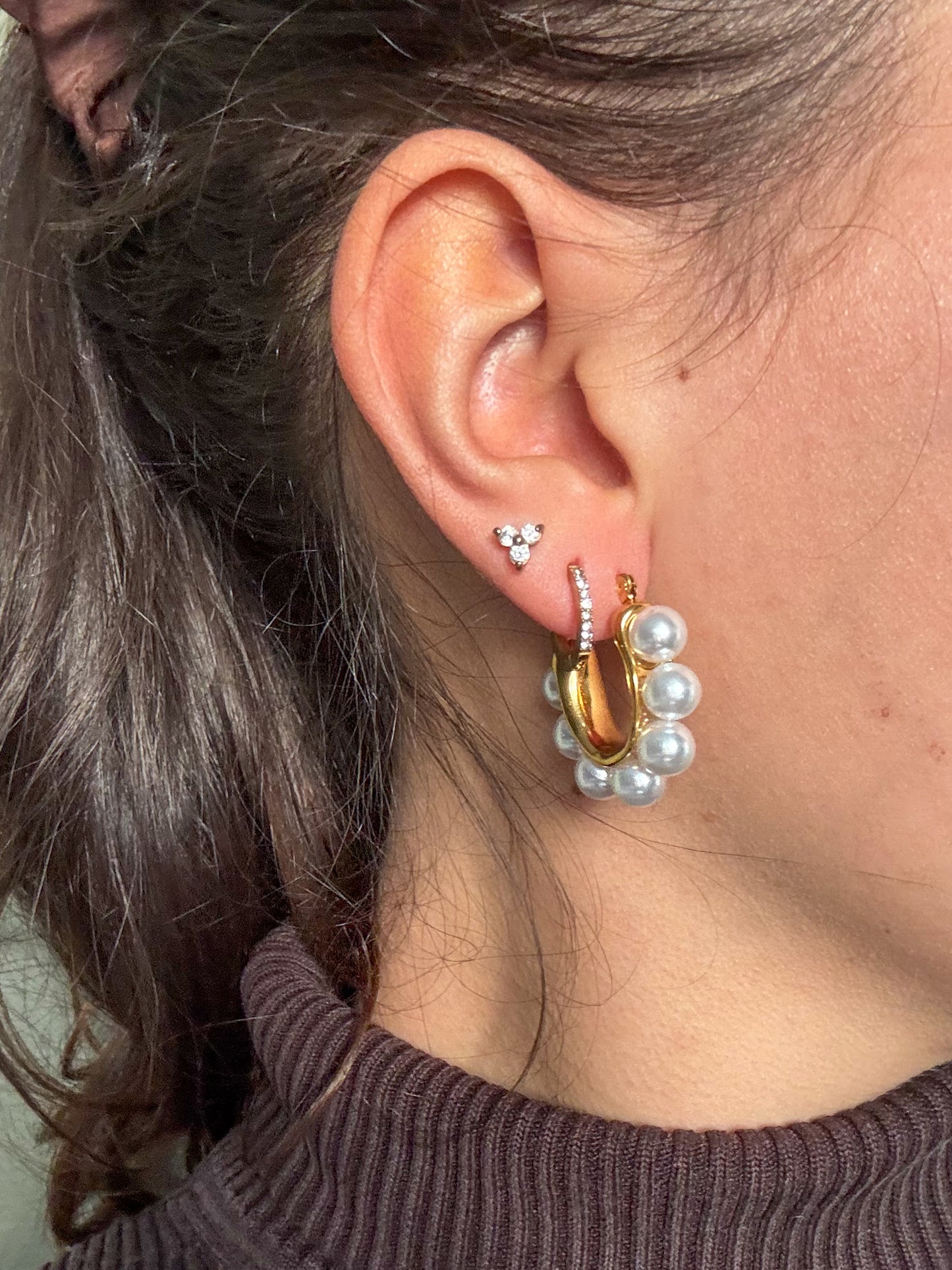 Boucles d’oreilles perles