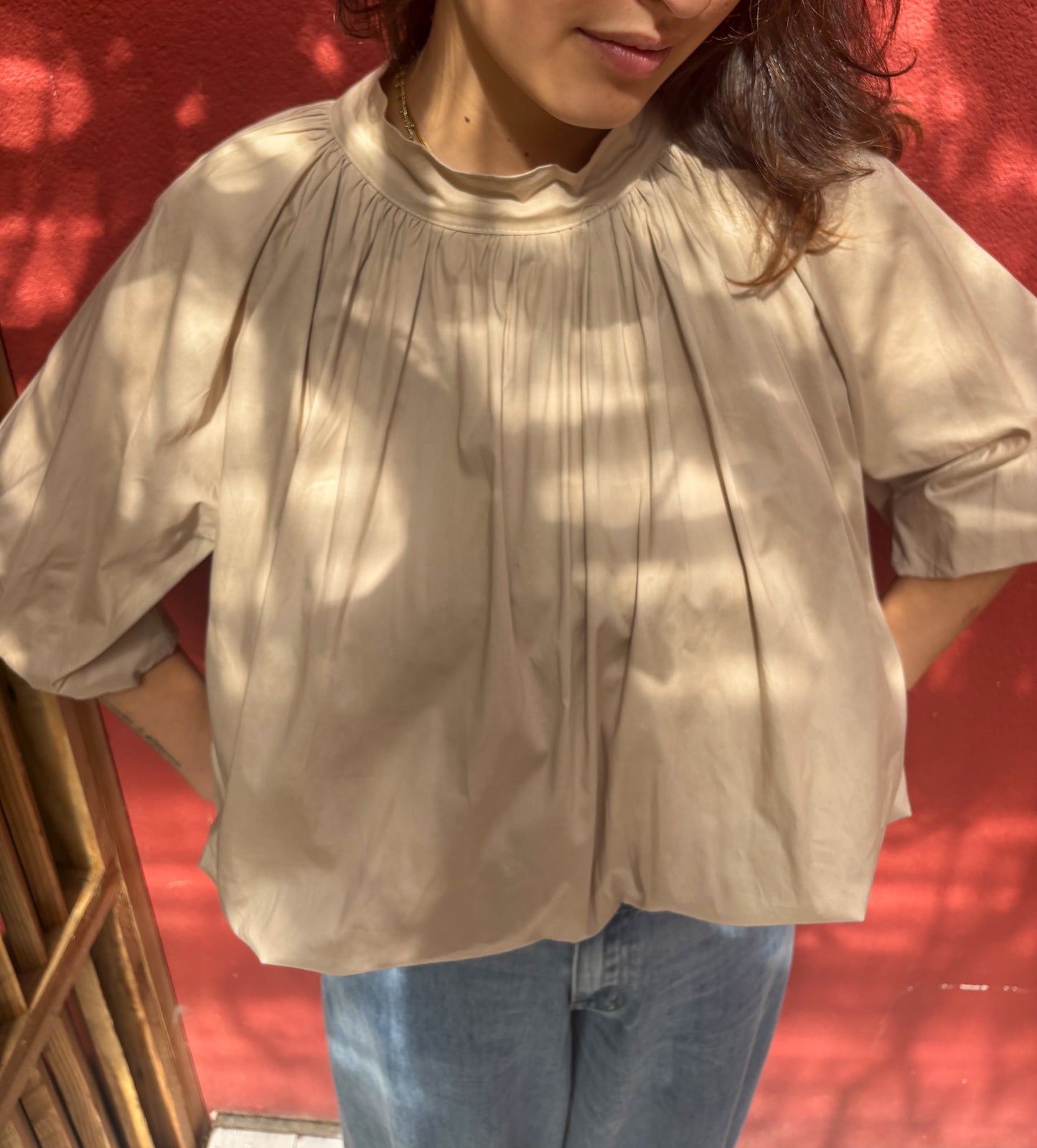 Blouse fluide bouffante