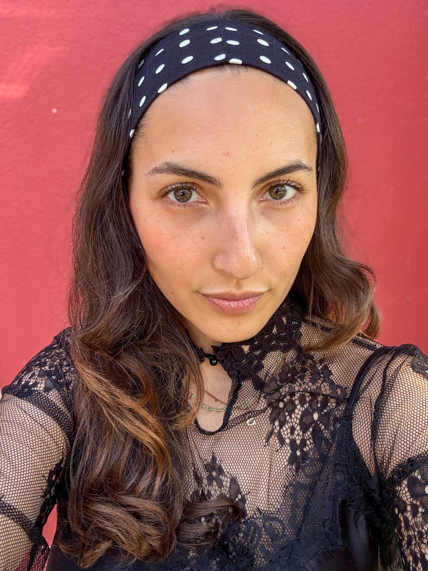 Bandeaux cheveux à pois