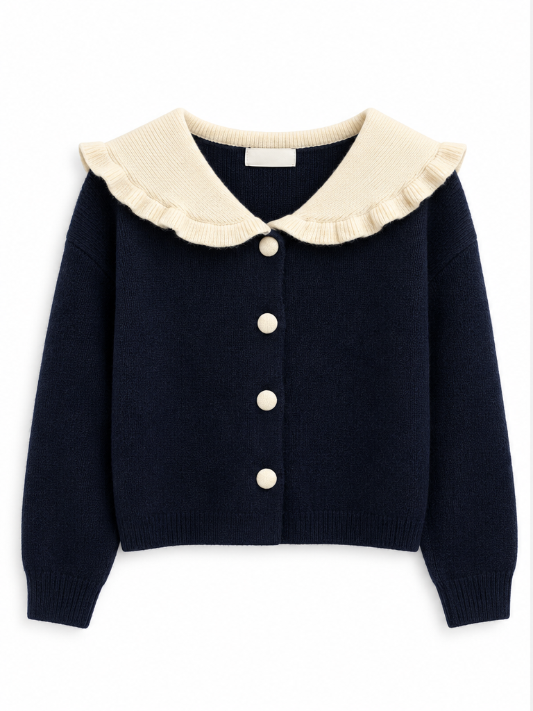 Gilet col marin