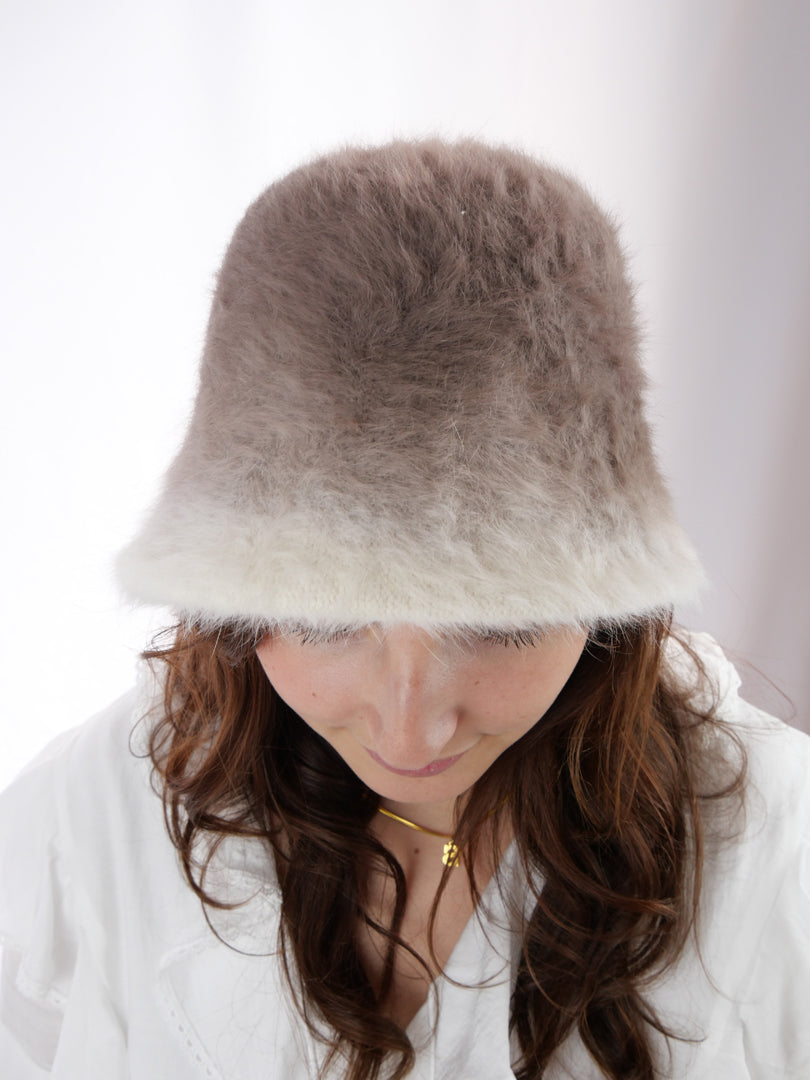 Chapeau effet mohair