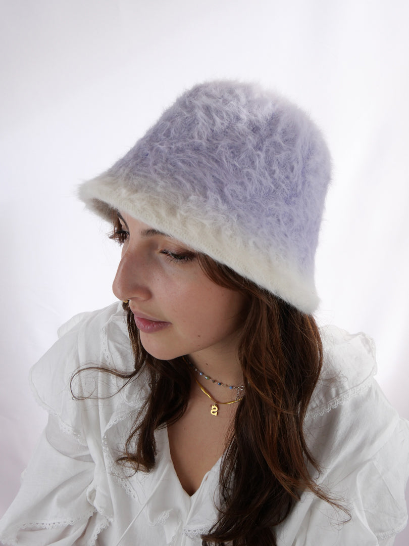 Chapeau effet mohair