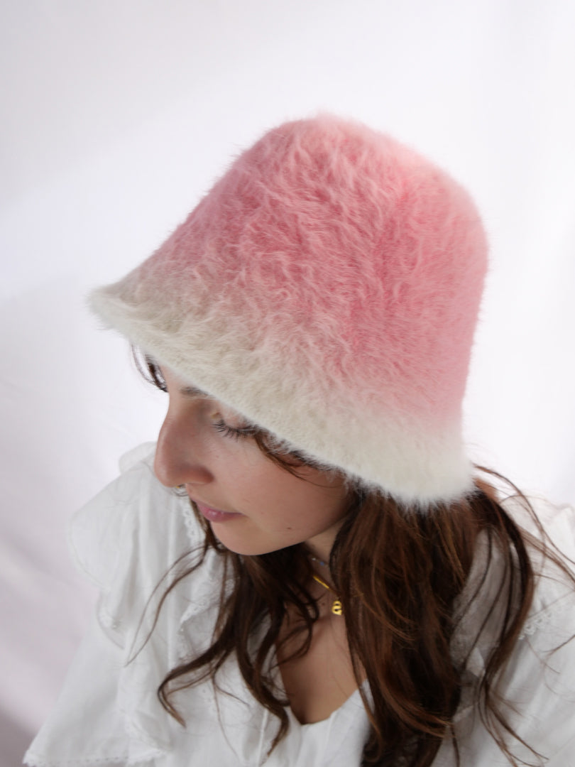 Chapeau effet mohair